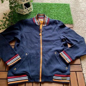 Liz Claiborne Jackets Womens Navy Blue Size P